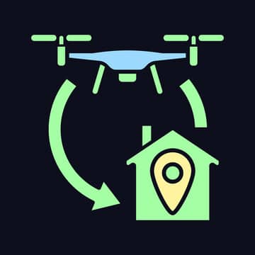 Drone with RTH (return to home ) feature