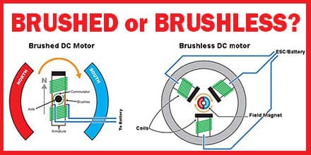 Brush and Brushless Drone Motors